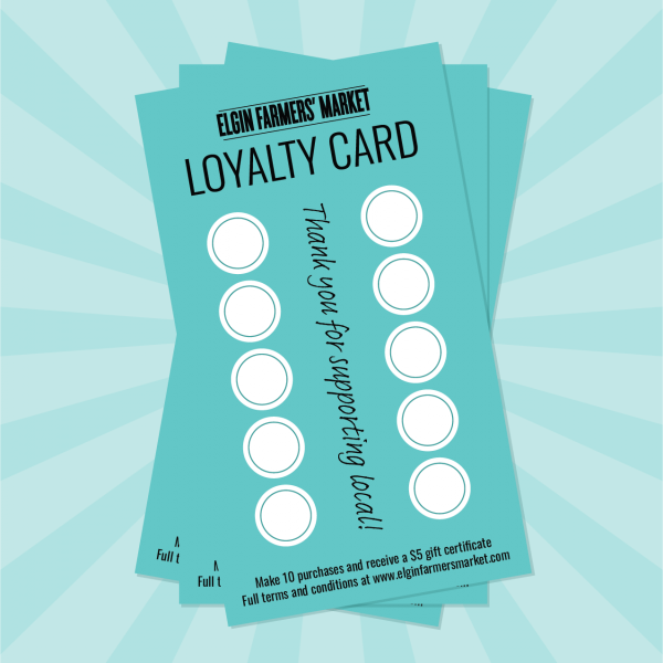 Loyalty Cards Elgin Farmers Market 5020